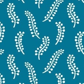 Freya Floral Fillers - Teal Small Scale