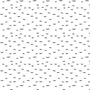 small - boho horizontal lines in black on white