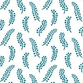 Freya Floral Teal Fillers Small Scale