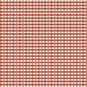 Gingham hazelnut