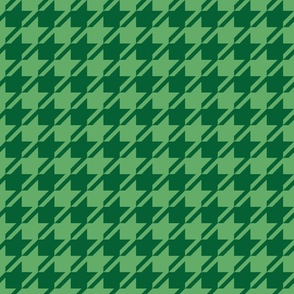 Retro Houndstooth check green