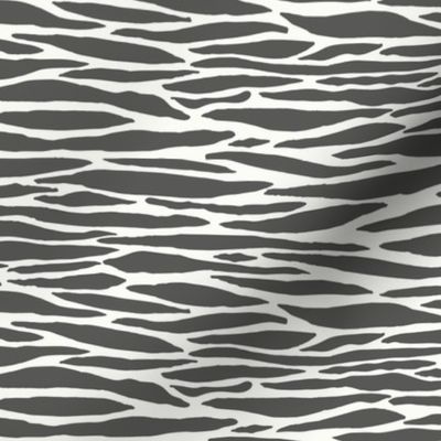 Zebra skin off black by DEINKI