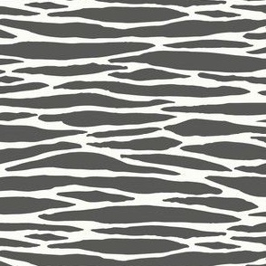 Zebra skin off black by DEINKI