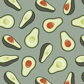 Avocados - avo on sage - food - LAD21