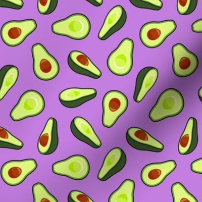 Avocados - avo on purple - food - LAD21