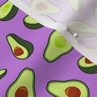 Avocados - avo on purple - food - LAD21