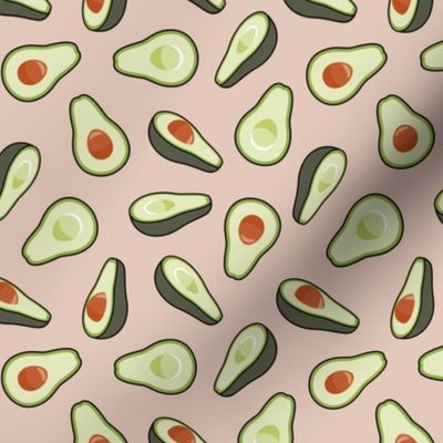 Avocados - avo on blush - food - LAD21