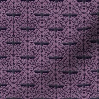 Gothic Bats - Purple (micro scale)