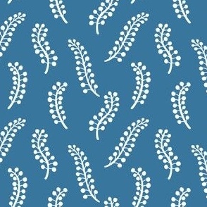 Freya Floral Fillers - Blue Small Scale