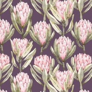 Protea Garden - Lilac Small Scale