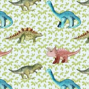 Dinosaurs In The Field