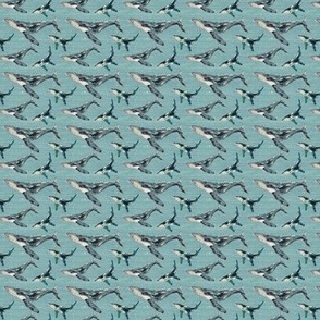 Blue Whale Linen - Mini