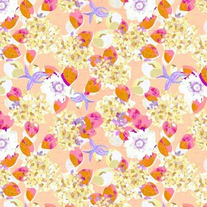 Floral Fantasy Peach Smaller