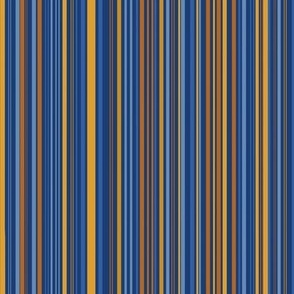 multicolored stripes  on blue