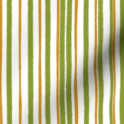 Green and orange stripes 