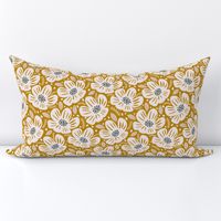 Small Juliana Floral in yellow mustard