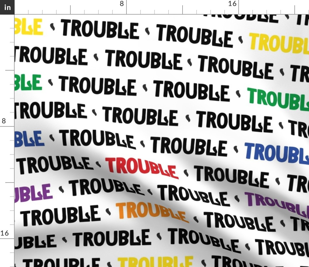 Trouble Rainbow - Large - Supporting Trouble Makers for Good
