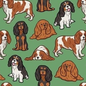 Cavalier Dogs - Green