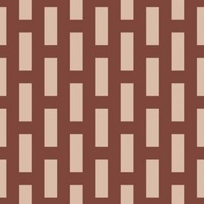 SUNBOW BOX STRIPE MARSALA