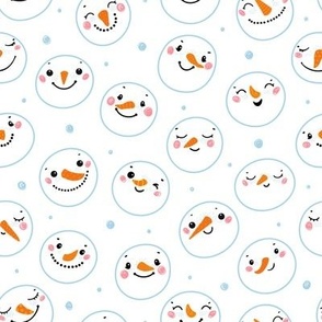 Cute Snowman Faces