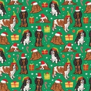Small Cavalier Dogs Christmas