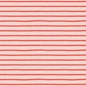 mini micro //  Red Stripes on Pink Valentines Day