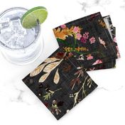 Autumn Fable Floral (charcoal) JUMBO 