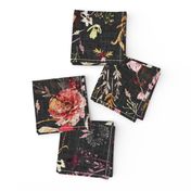 Autumn Fable Floral (charcoal) JUMBO 