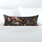 Autumn Fable Floral (charcoal) JUMBO 