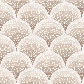 Scallop Mosaic neutral white bc