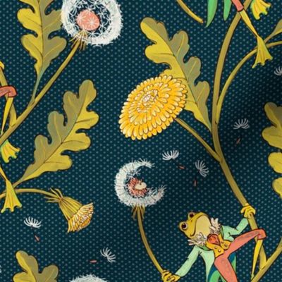 Frogs and Dandelions - Summer Nights Colorway