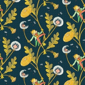 Frogs and Dandelions - Summer Nights Colorway