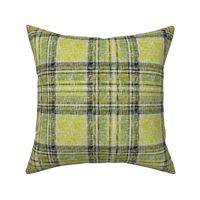 Heathery Stewart Plaid in Mustard, Green, + Chartreuse by Su_G_©SuSchaefer