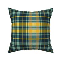 Plaid Coordinate for Frogs & Dandelions - Summer Night Colorway