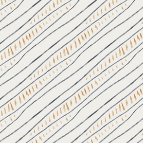 Diagonal Watercolor Line Pattern
