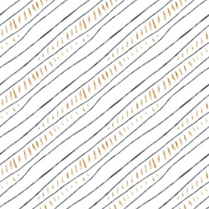 Diagonal Watercolor Line Pattern