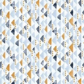 Ikat Japandi Triangles / Tiny Scale