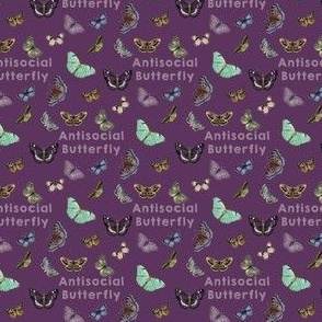 AntiSocial Butterfly Purple