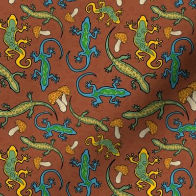 Gecko  Waltz - Brown- small