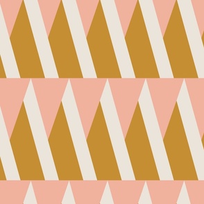 Doing What Triangles Can Jumbo | Pink & Ochre