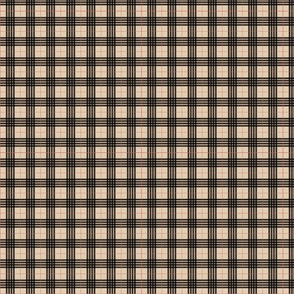 Neutral Christmas Tartan Small