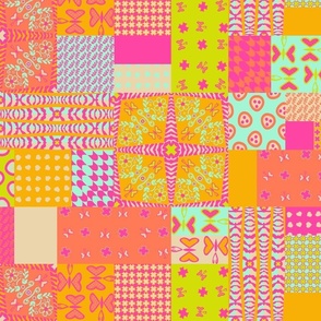 FolkHeart Patchwork-Spring 2022-Bright featuring Hot Pink