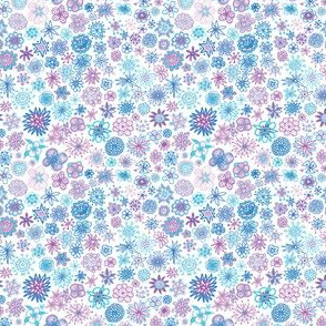 Wee Flowers Ditzy Print