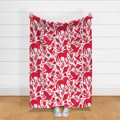 Otomi Mexican Pattern Red