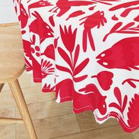 Otomi Mexican Pattern Red