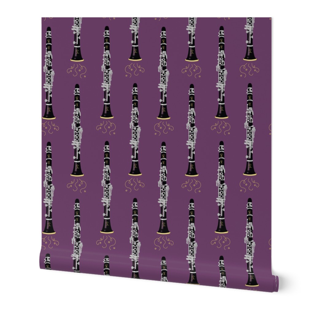 Classy Clarinets on Plum