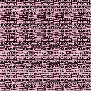 Daddy - pink and black