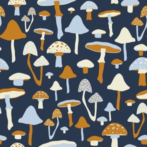 Cozy Autumn Toadstools (Large Scale)