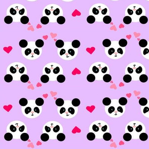 Panda Love Lilac Small