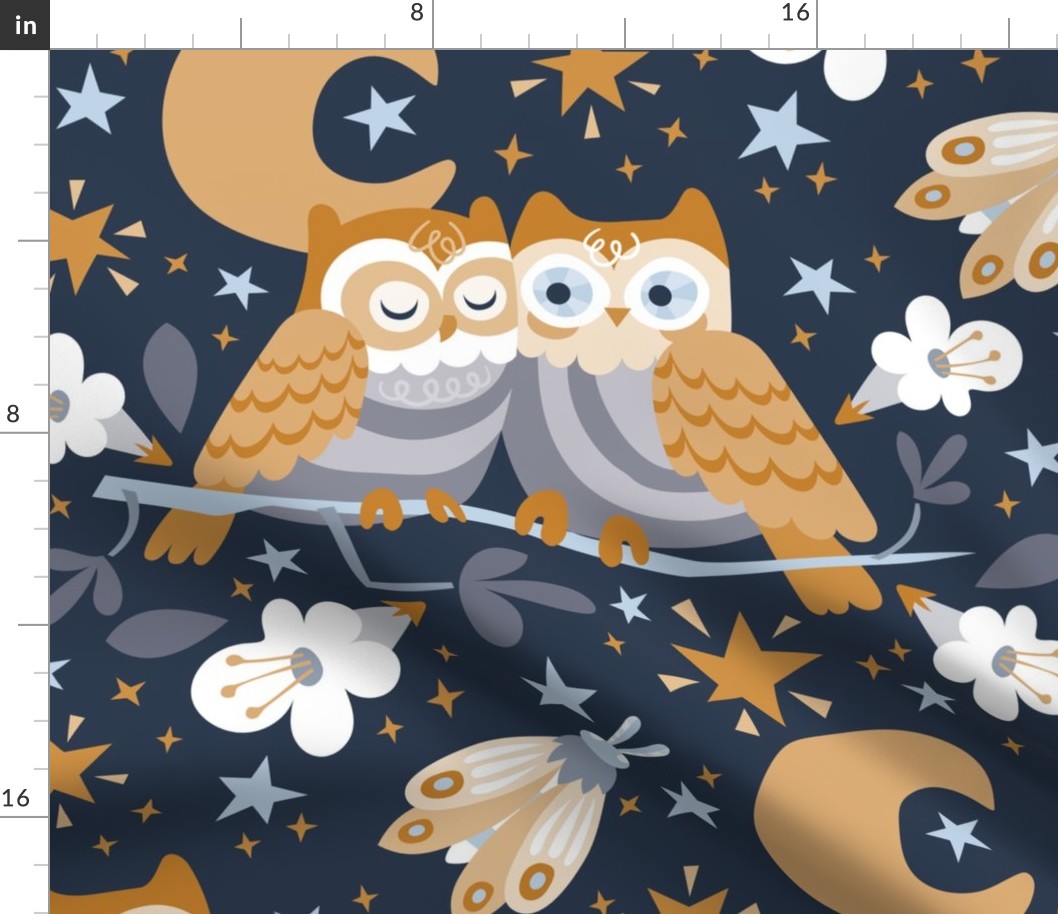 Cozy Owls in the Fall